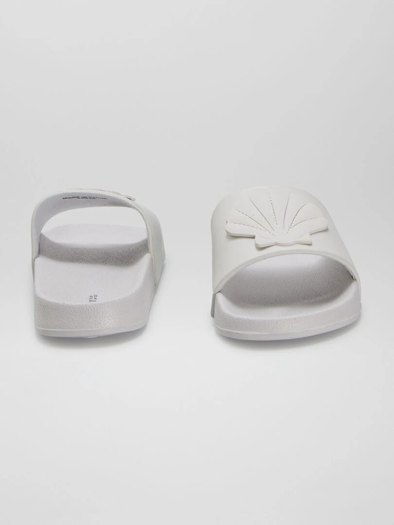 Claquette de plage 'coquillage'   Beige