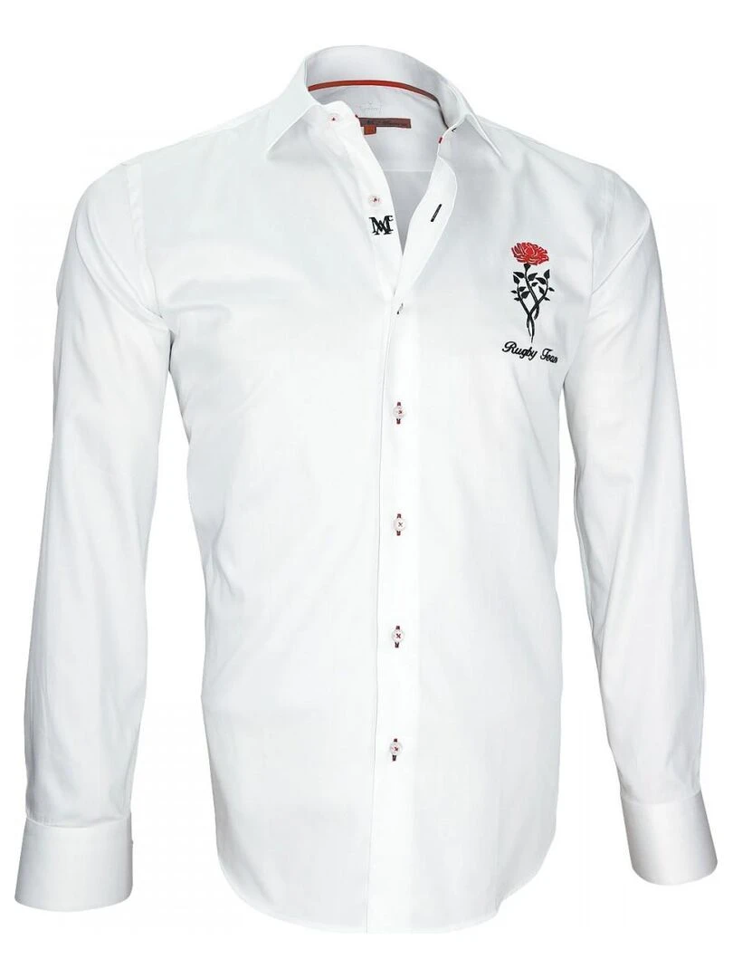 Chemise brodée TWEICKENHAM Blanc