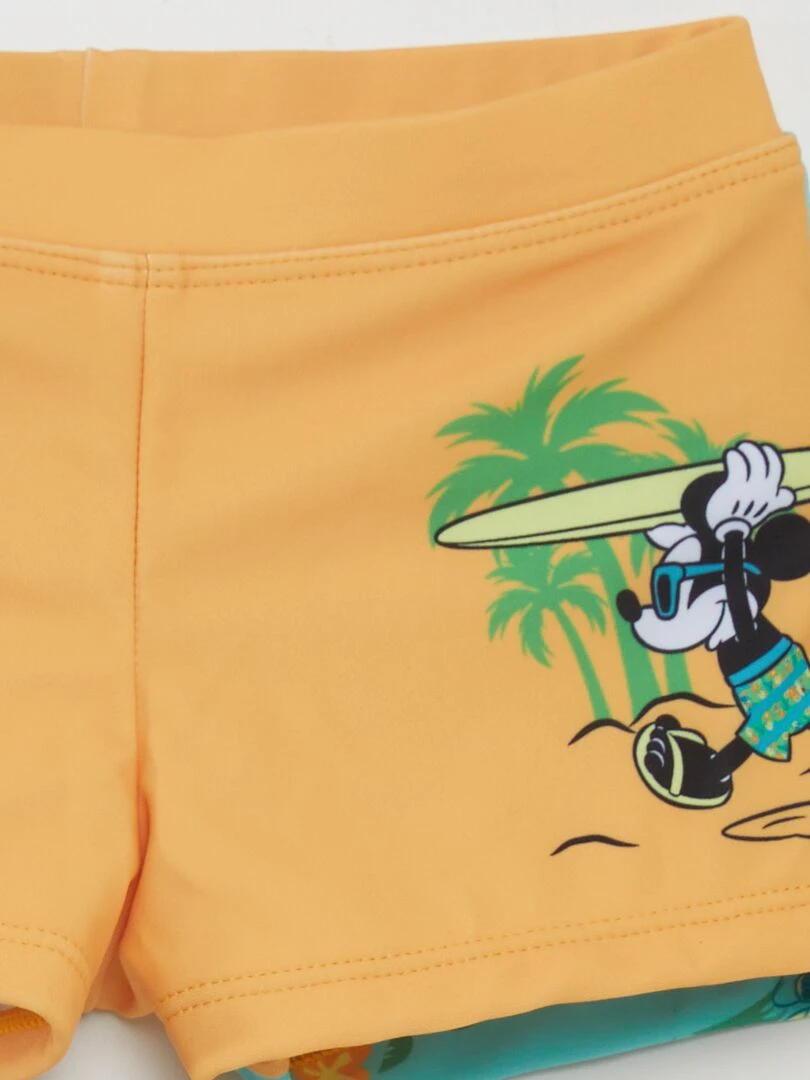 Boxer de bain 'Mickey'   Orange