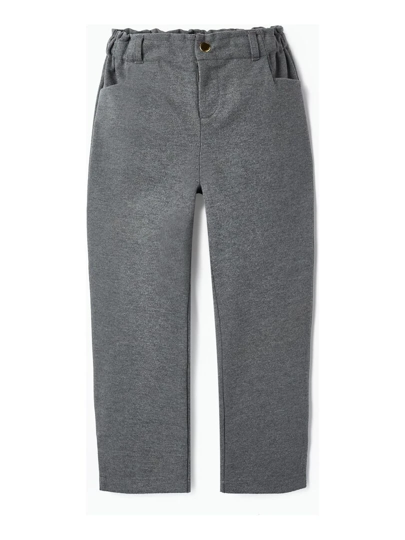 Pantalon avec Plis pour Fille LITERATURE CLUB Gris