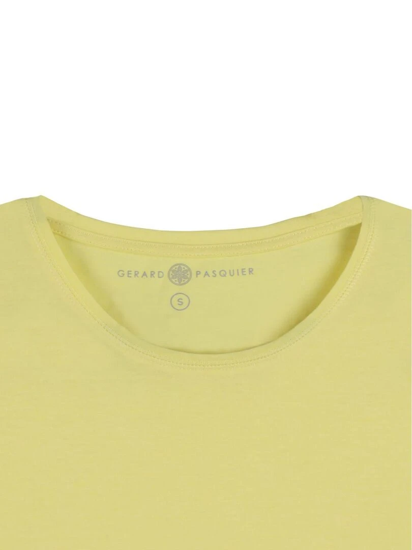 T shirt rond MARINE   Gérard Pasquier   Jaune