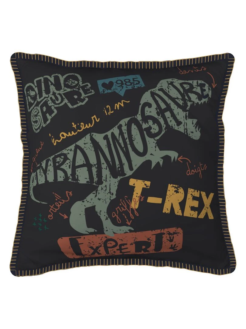 Coussin Triax le dinosaure Vert