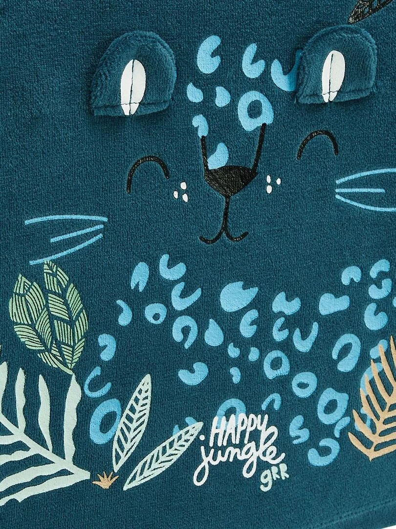Pyjama bébé 2 pièces en velours Borneo   Bleu