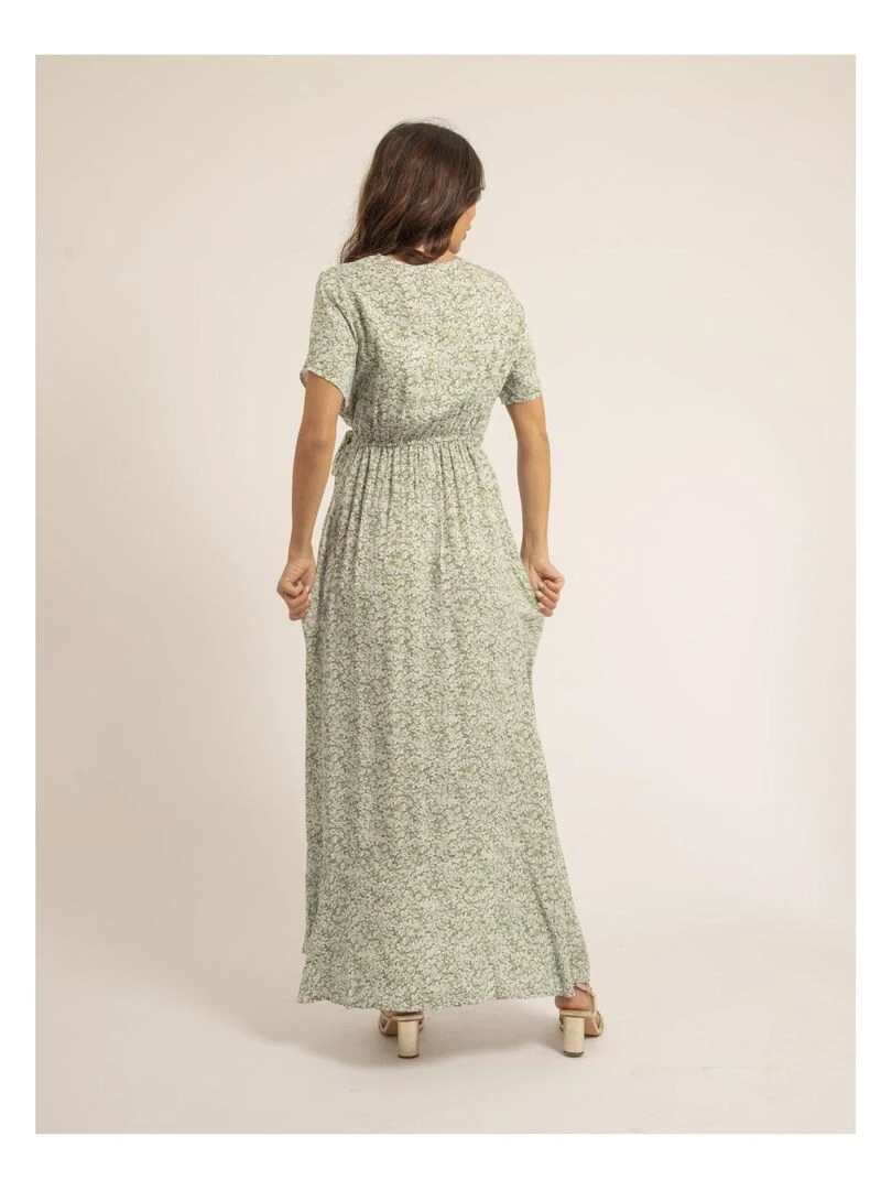 Robe longue motifs IGAELLE Vert