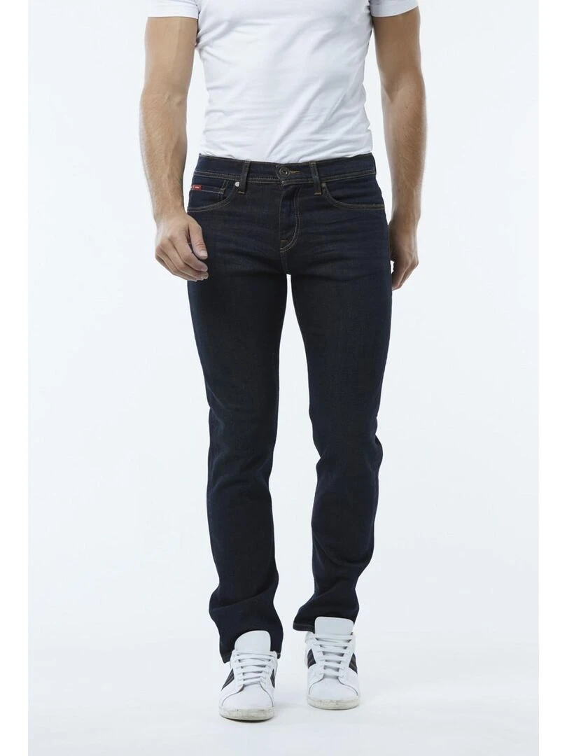 Lee Cooper Jean coton fit straight medium LC122 Bleu foncé
