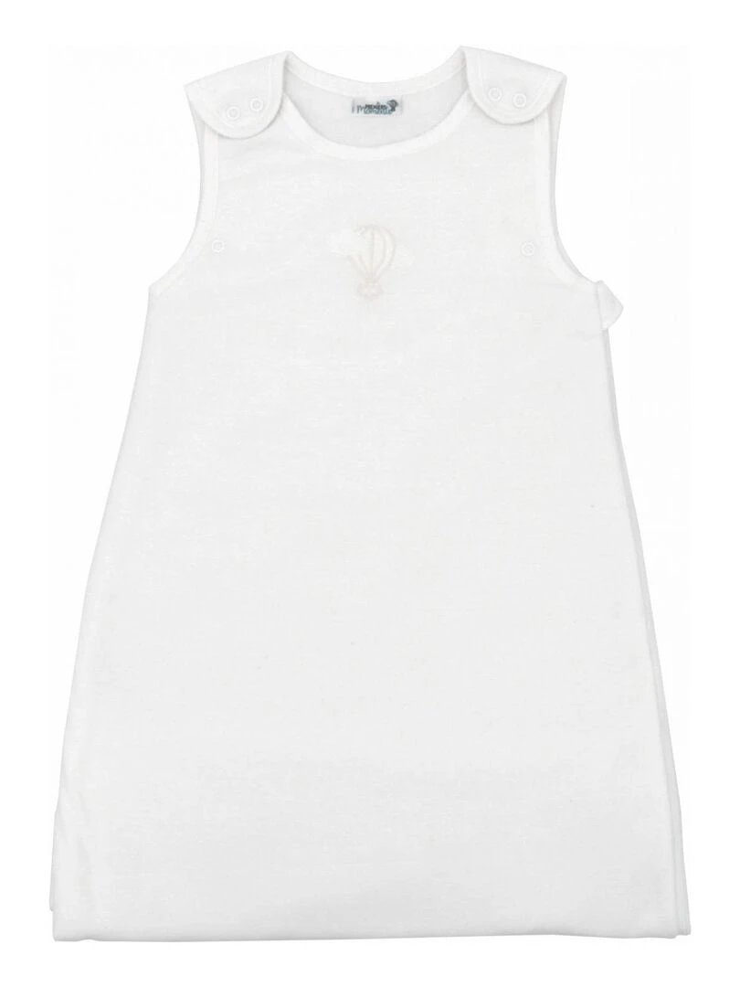 Gigoteuse Mi saison Évolutive 3 6 mois en Coton Bio Nuage   Blanc