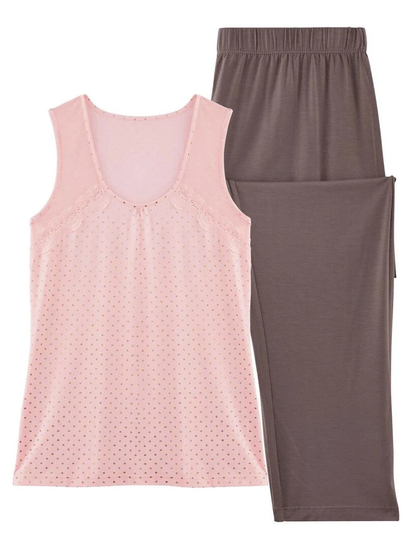 Pyjama FANTASQUE Pomm'Poire Rose