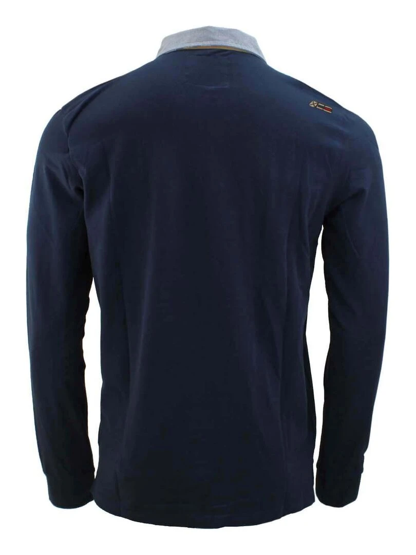 Polo manches longues homme CEDICE VENT DU CAP Bleu marine