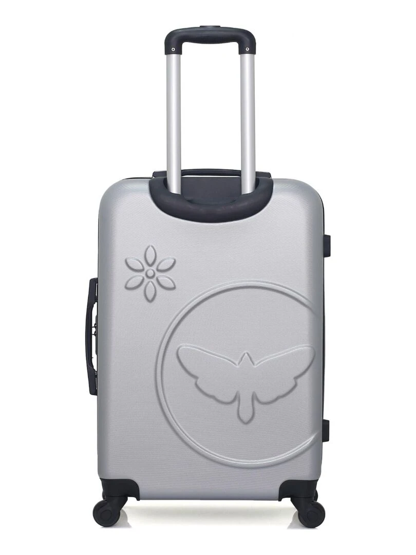 LPB LUGGAGE   VALISE WEEKEND ABS ELEONOR 4 ROUES 65 CM   Gris