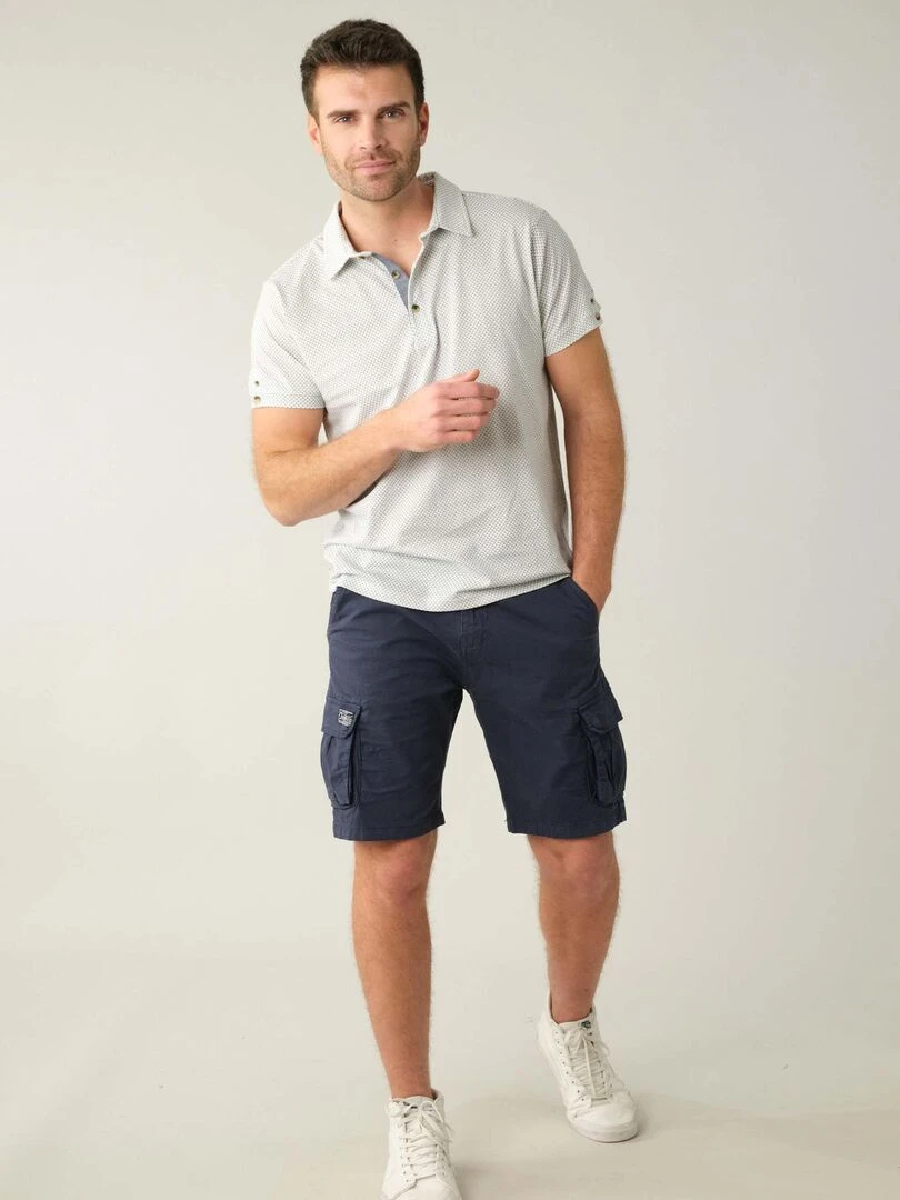 Polo homme en jersey 'Deeluxe' Blanc