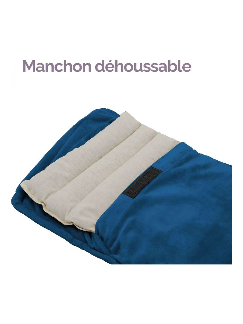 Chauffe mains  manchon chauffant avec ceinture réglable   Vivezen   Bleu