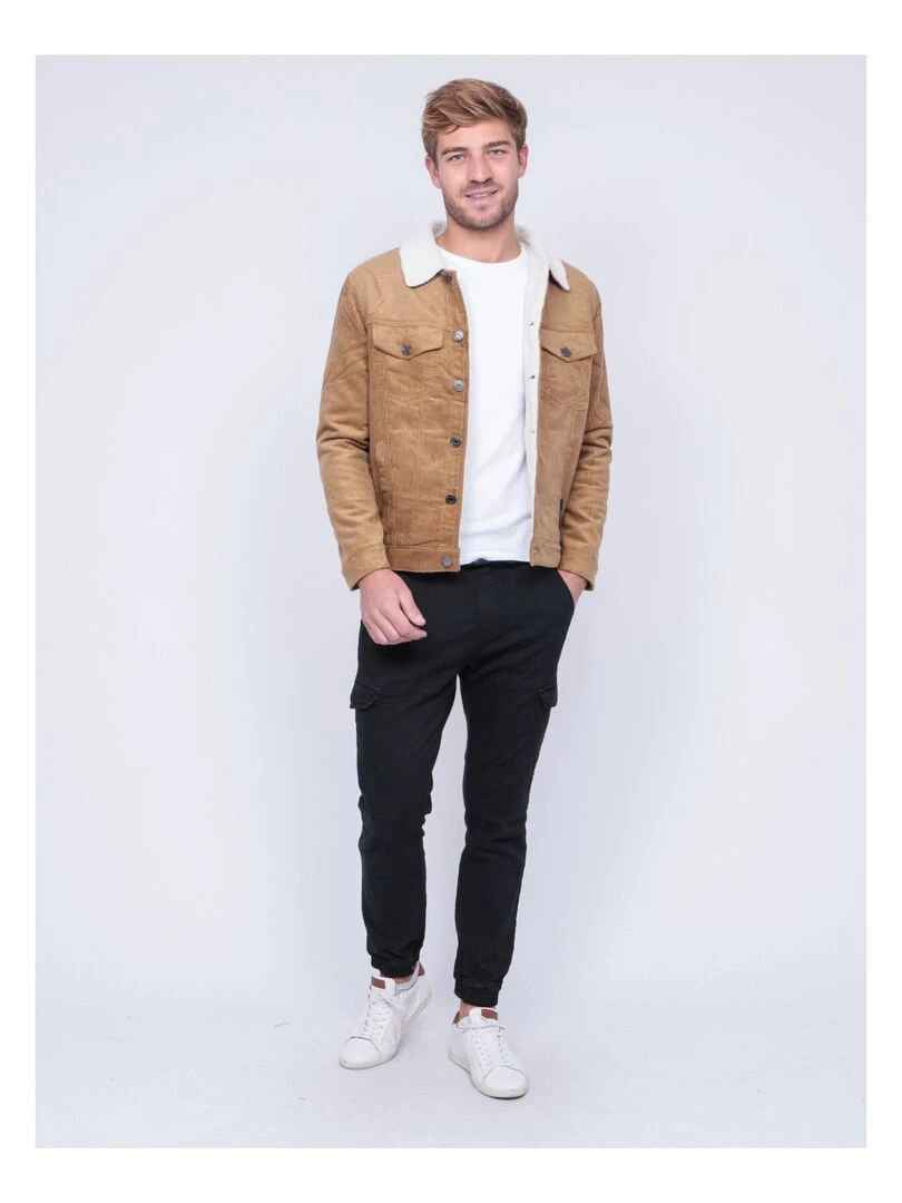 Blouson velours ZUCKY   Noir