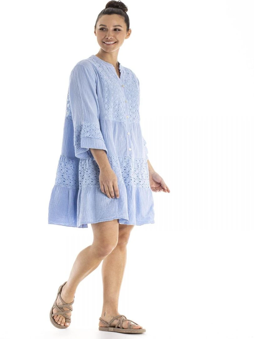 Robe  MORINA   Gérard Pasquier   Bleu ciel