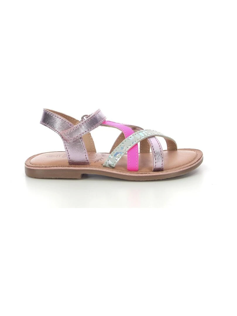 Sandales Cuir Canissa Violet