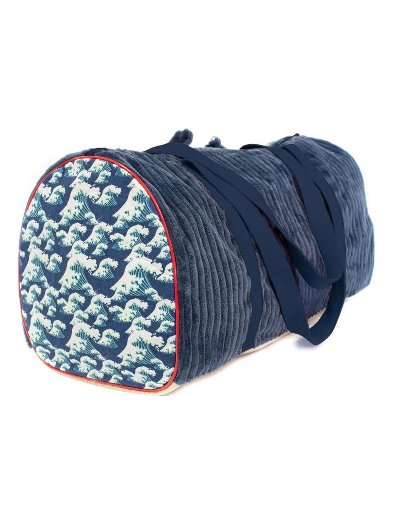 Sac week end Hippipos l'hippopotame Bleu