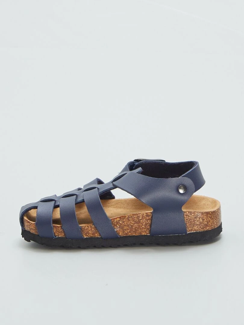Sandales à plusieurs brides   Bleu