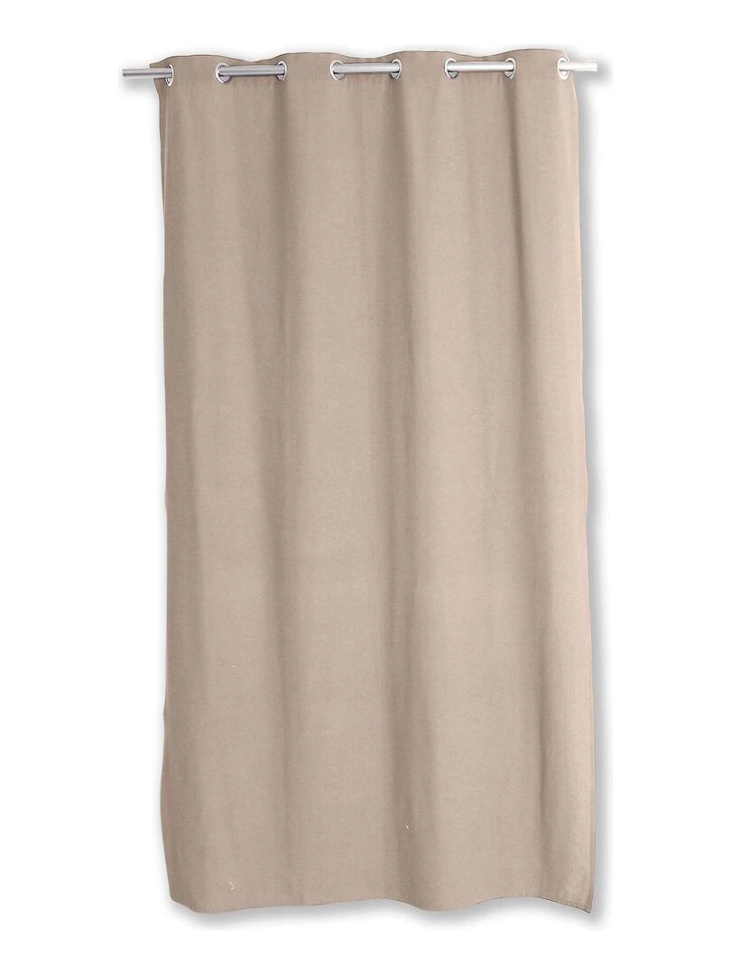 Rideau d'ameublement en coton recyclé Beige