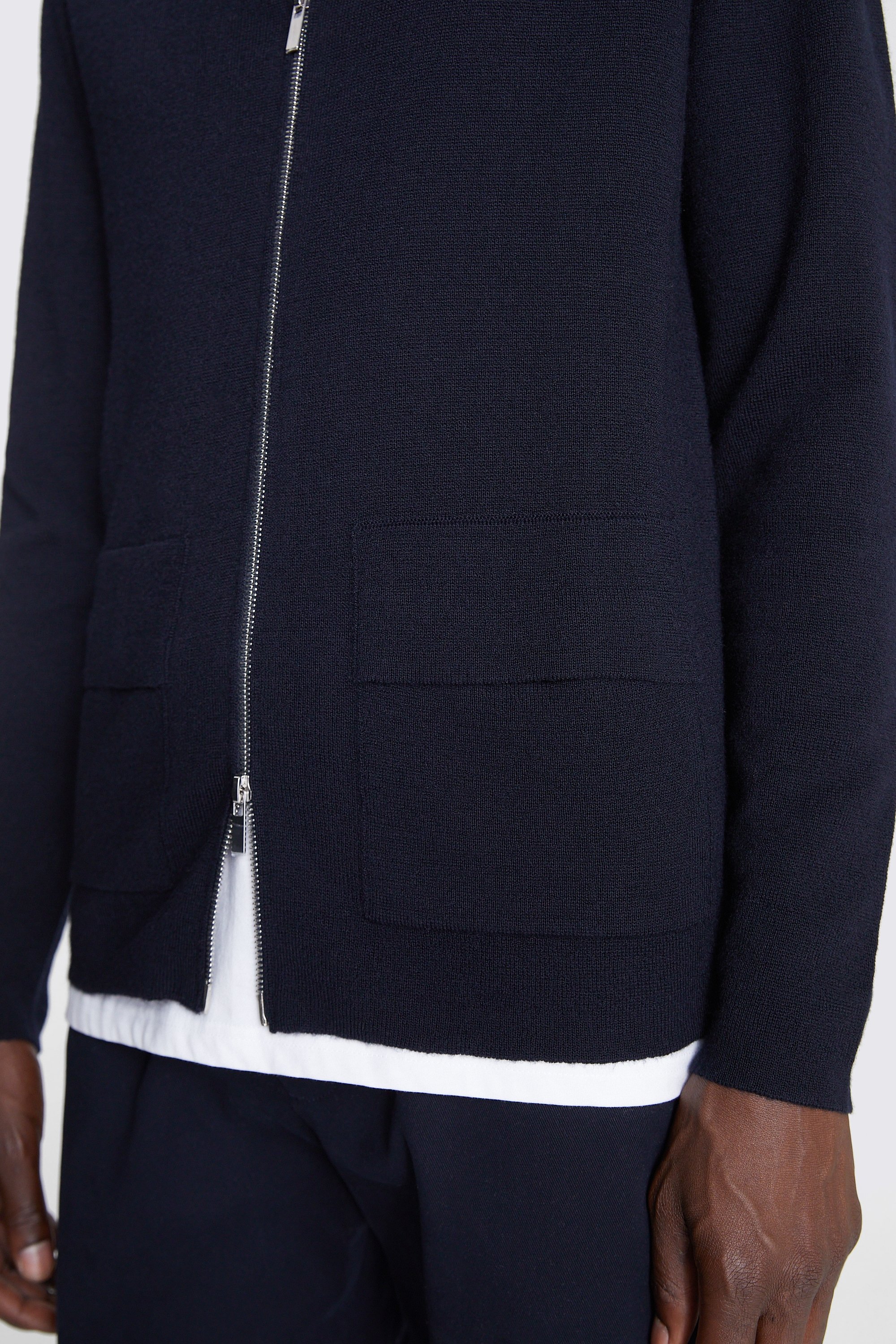 White Merino Mock-Neck Jumper   Buy Online at Moss