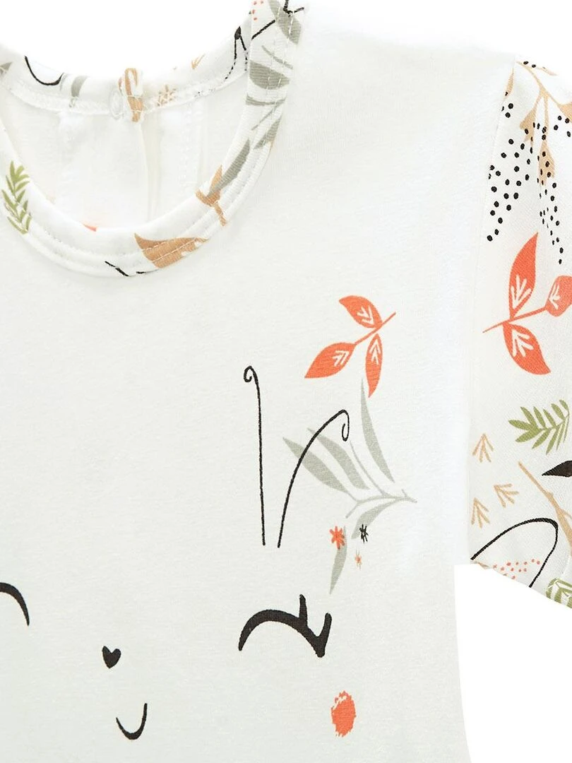 Combishort bébé Toscane   Ecru