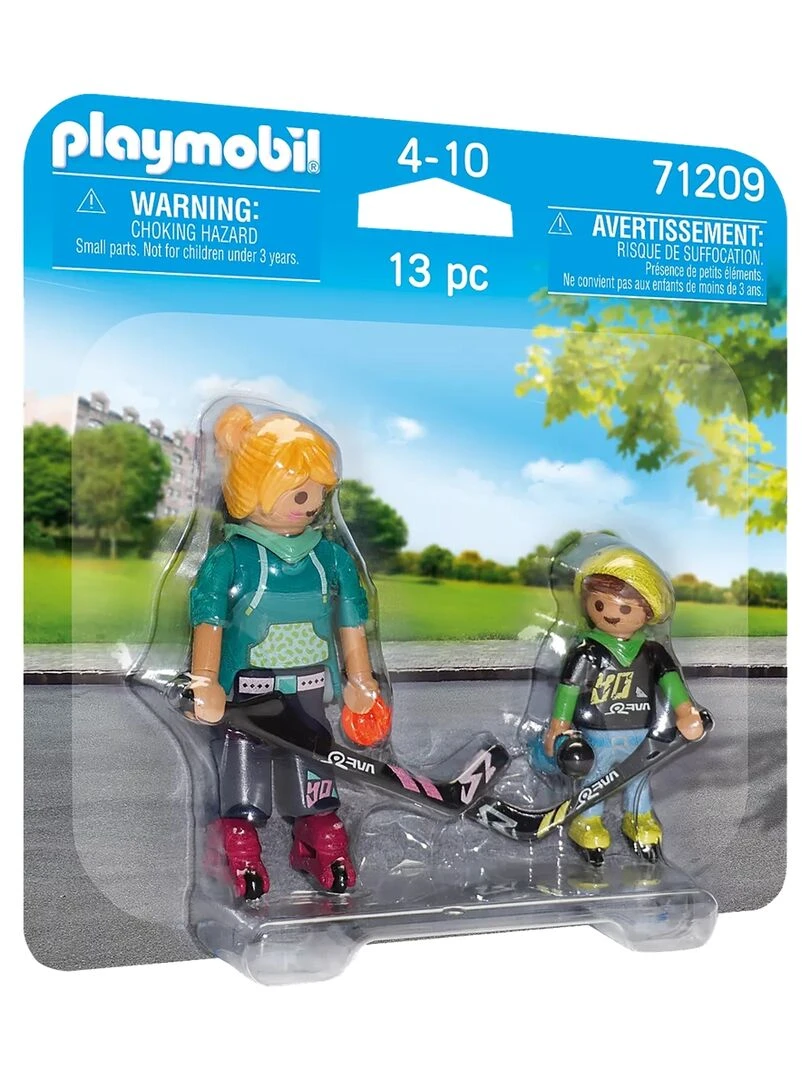 'Playmobil' Duo Joueurs de roller hockey   N/A