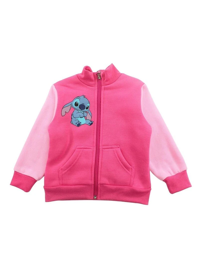 Disney Ensemble Veste pantalon fille Imprimé Lilo Et Stitch Rose fushia