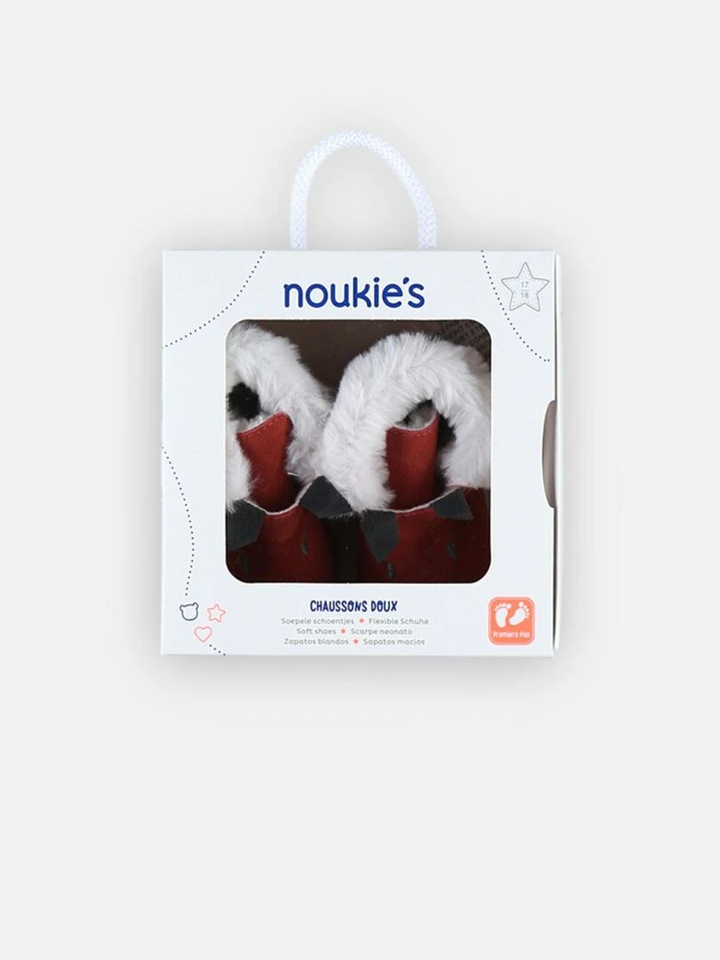 Bottines en cuir girafe  foncé   Noukie's   Rose