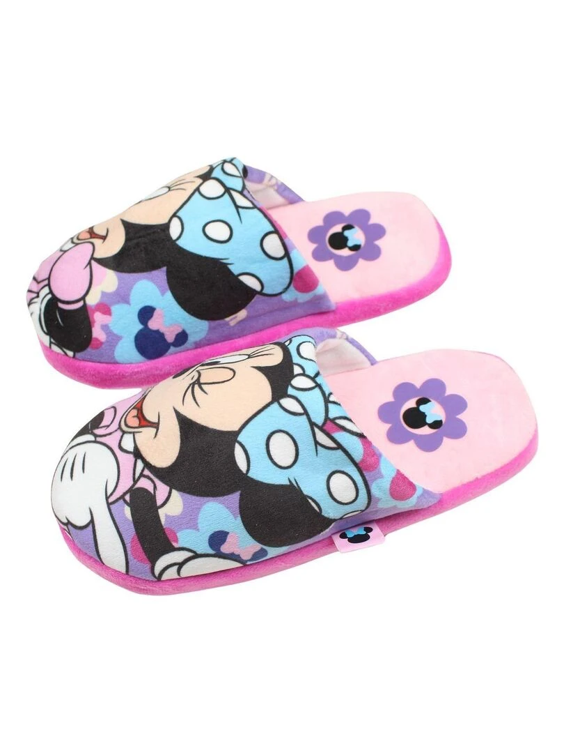 Disney   Pantoufle fille imprimé Minnie   Rose