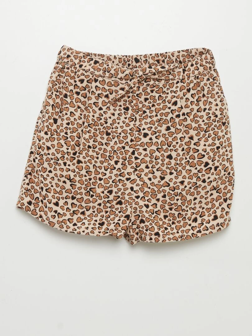 Short fluide Beige