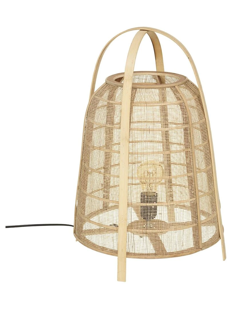 Lampe à poser bohème originale Beige