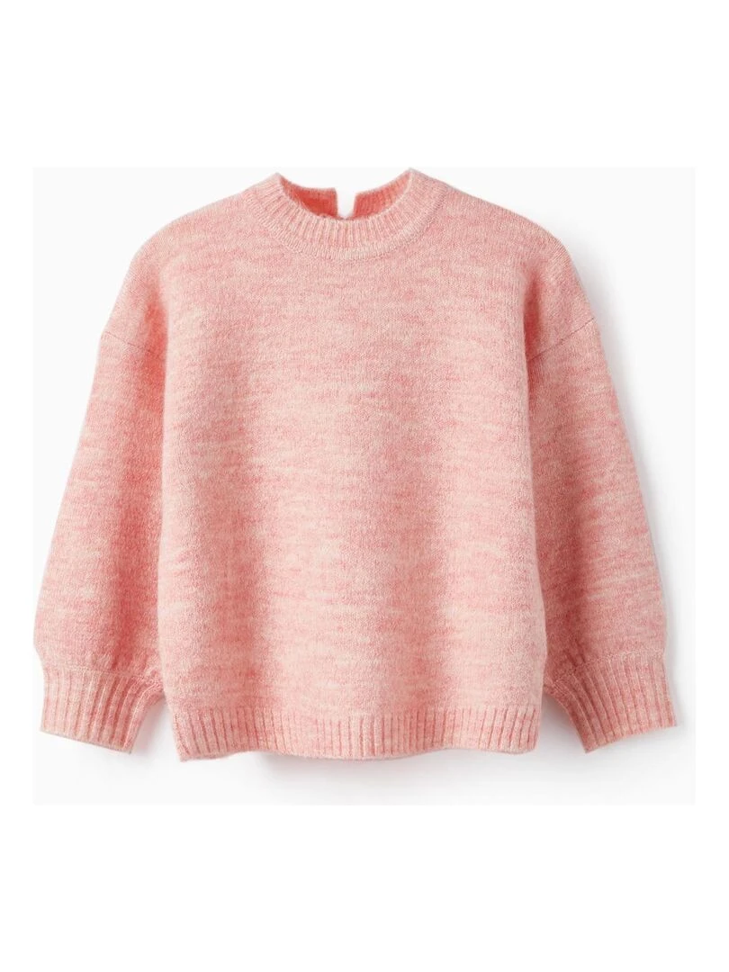 Pull en Maille pour Bébé Fille SWEET FROSTY DREAMS Rose