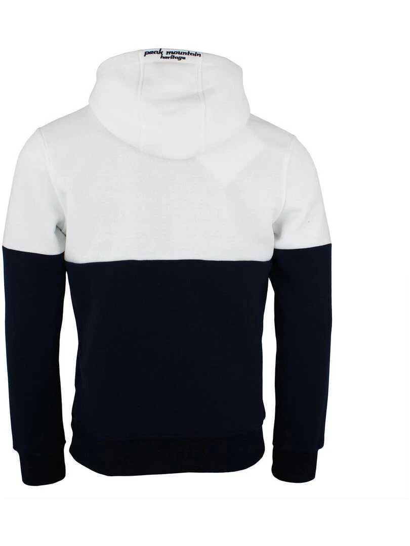 Sweat à capuche homme CARLO PEAK MOUNTAIN Bleu marine