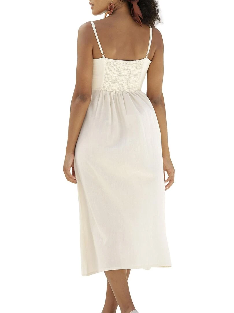 Robe estivale longue Summer Kapsel Beige