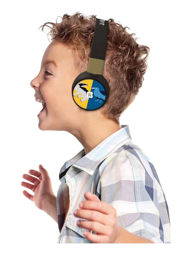 Casque 2 En 1 Bluetooth® Et Filaire Limitation De Son Design Harry Potter   N/A