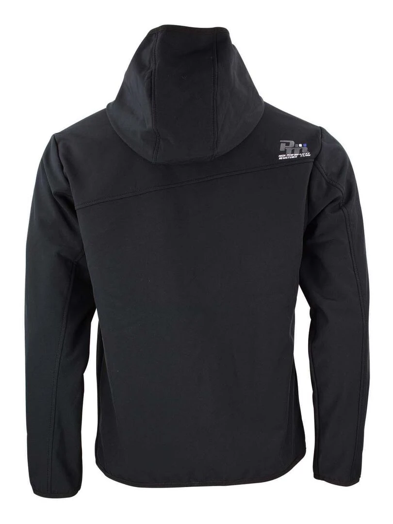 Blouson de ski garçon ECAMSO PEAK MOUNTAIN Noir Noir
