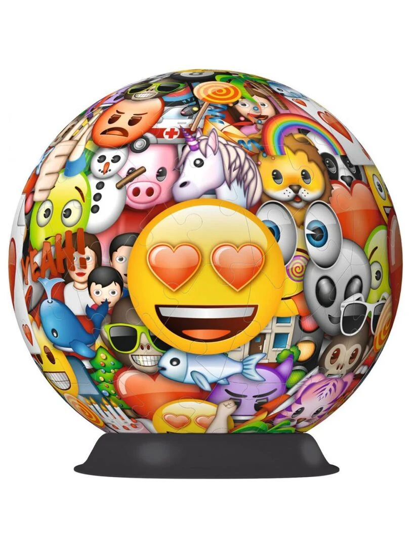 Puzzle 3D Ball 72 pièces emoji N/A