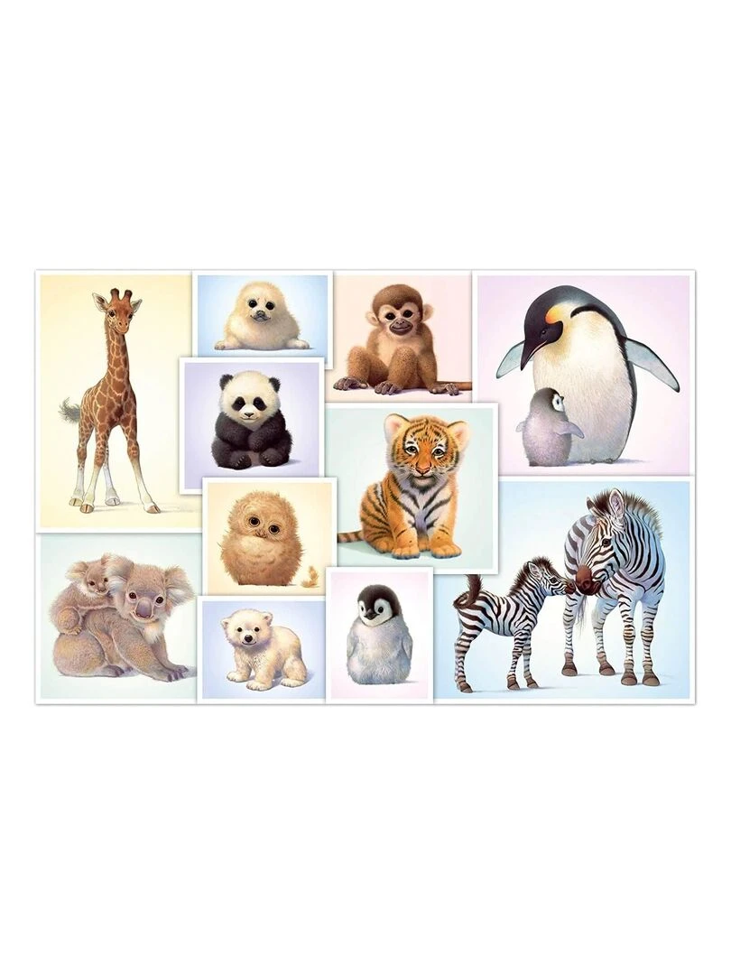 Puzzle 200 pièces : Bébés animaux sauvages N/A
