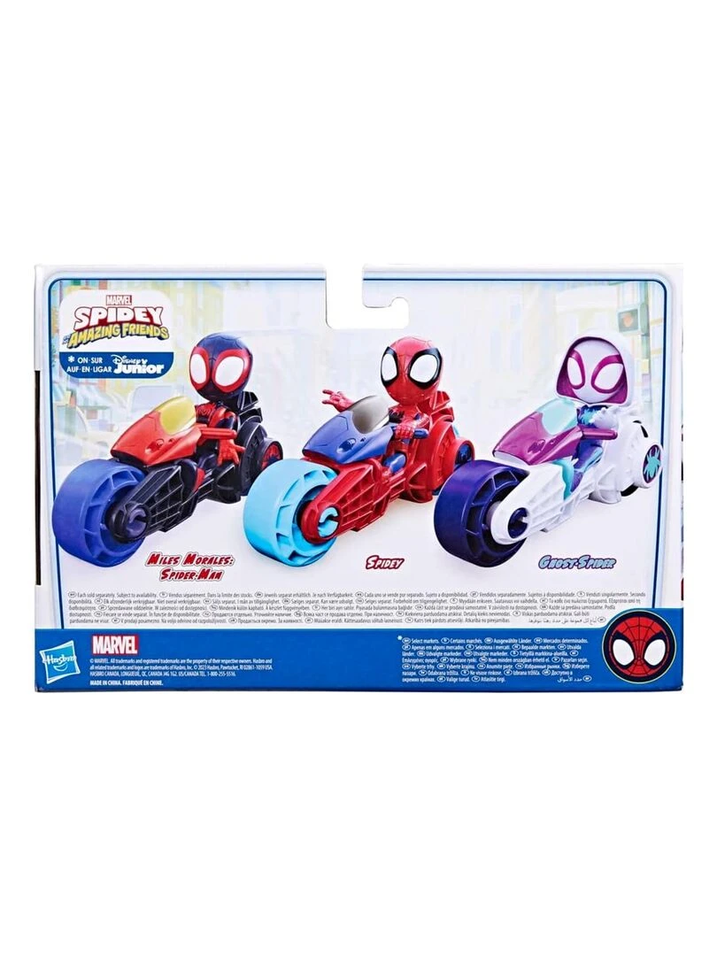 Marvel Spidey et ses incroyables amis   Figurine + Moto   N/A