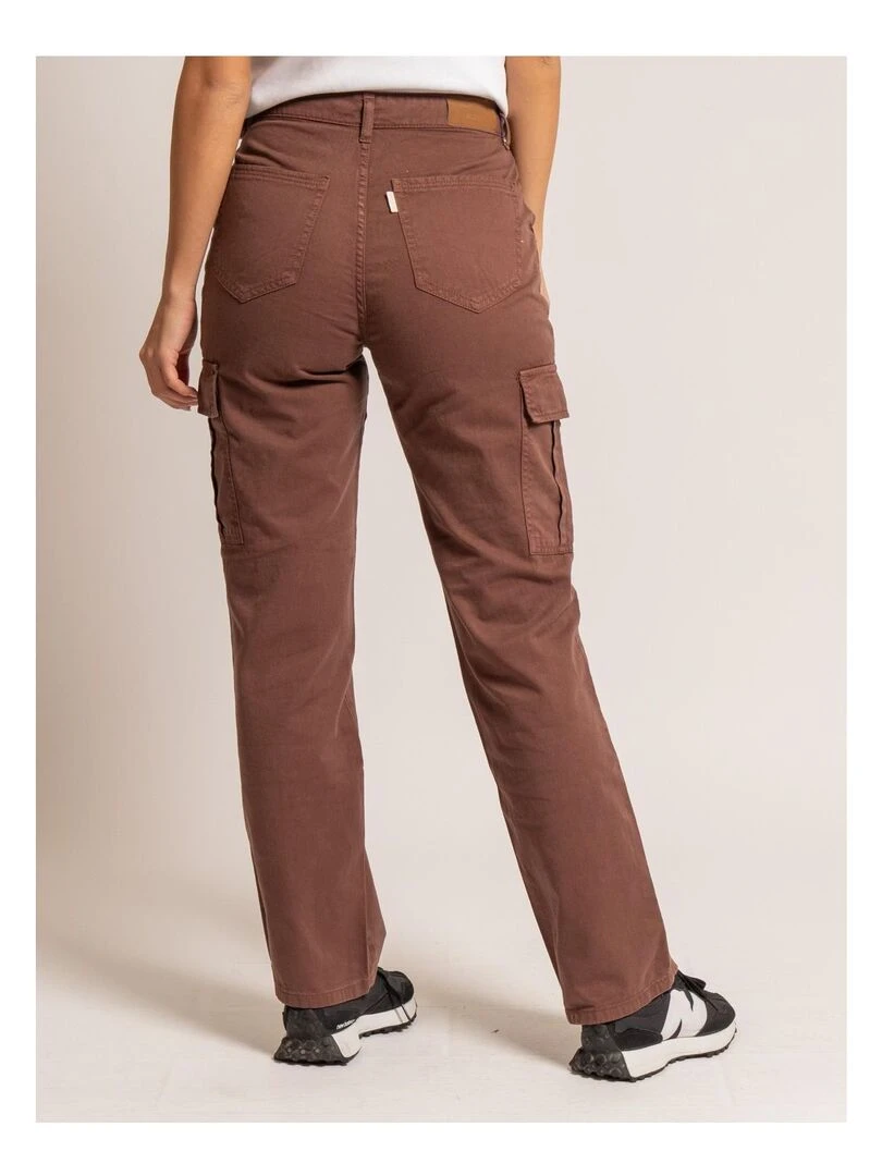 Pantalon cargo ELECTRA Marron