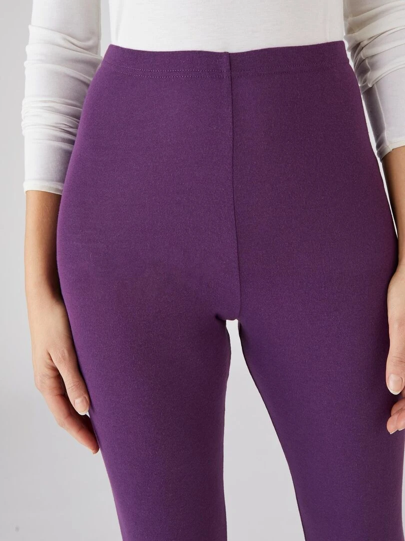 Caleçon fine côte Thermolactyl Sensitive   Damart   Violet foncé