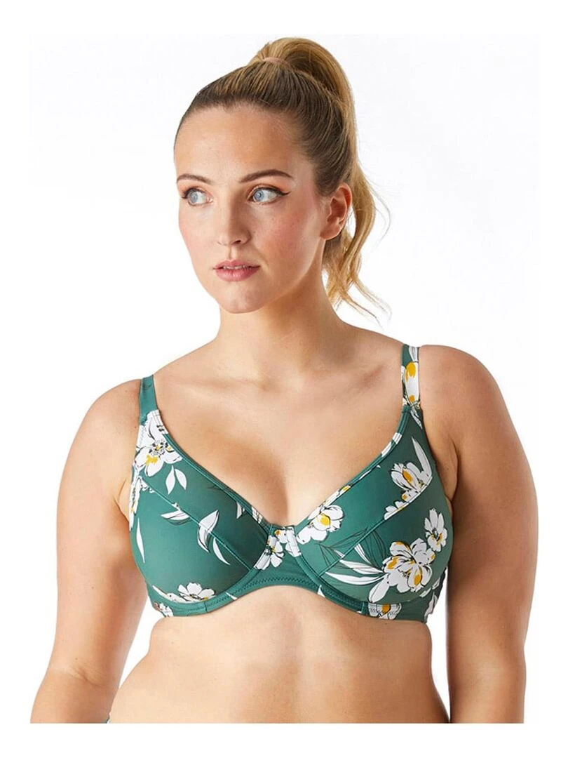 Haut de maillot à armatures BAHIA   Brigitte Bardot Bain   Vert