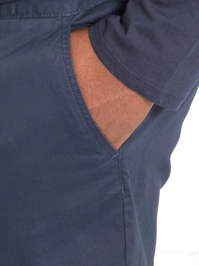 Chino slim   L32   bleu marine