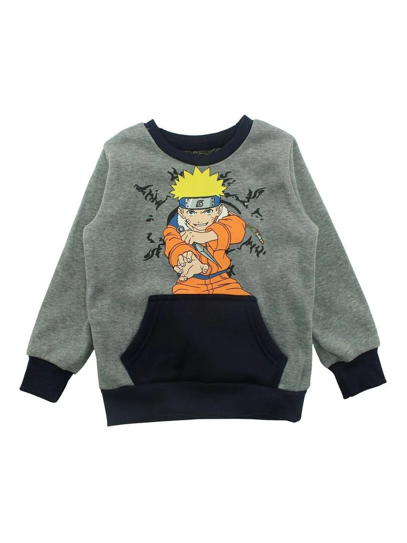 Disney Ensemble Sweat pantalon garçon Imprimé Naruto Gris