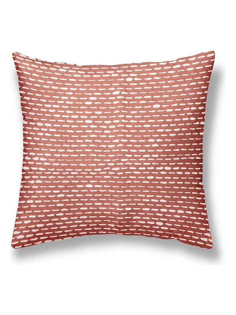 Coussin décoration chiné bicolore 'DESERT CHIK' 'TODAY' Rouge
