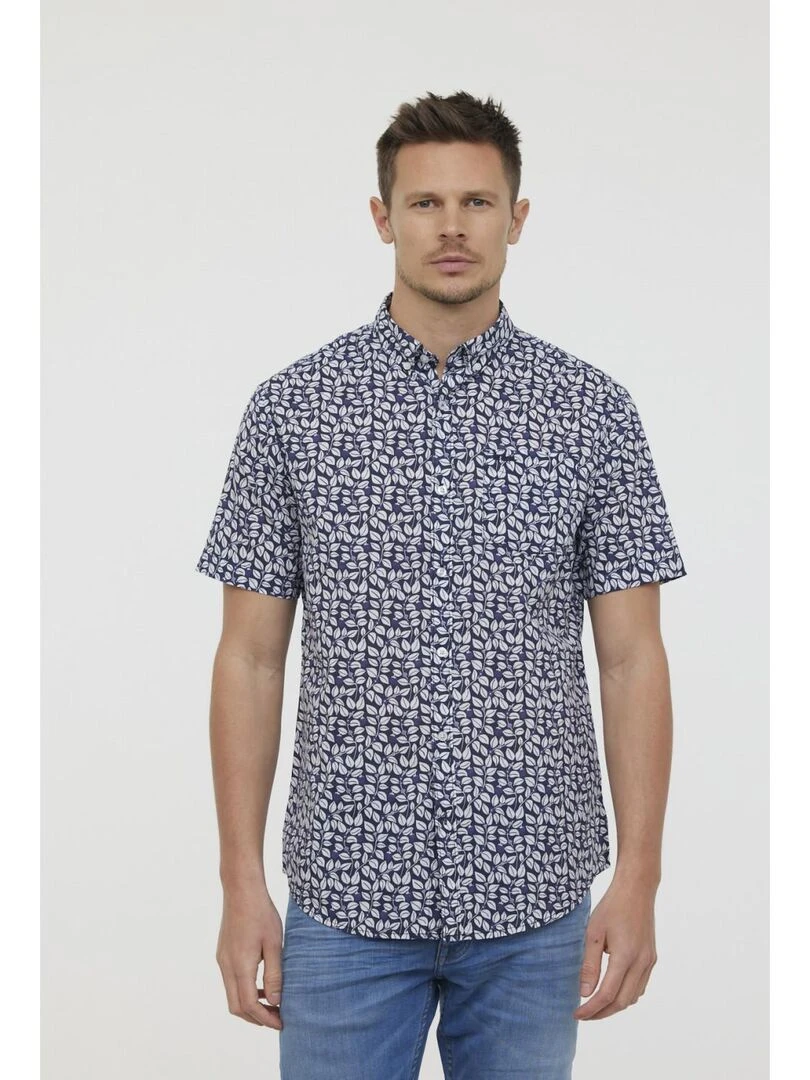 Lee Cooper Chemise manches longues coton regular DERTY Bleu foncé