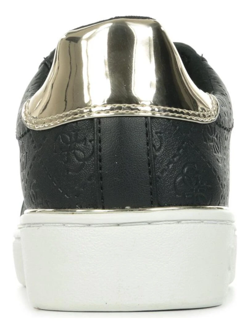 Baskets Guess Beckie   Noir Doré