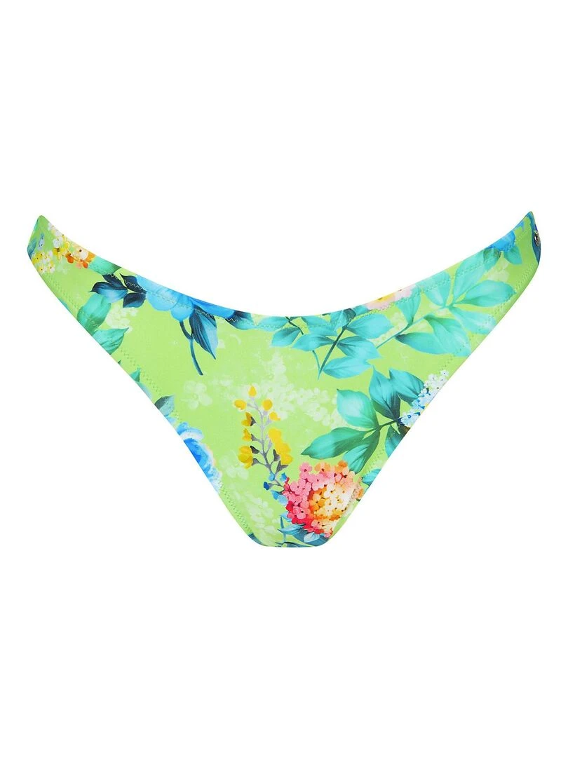 Bas maillot slip de bain échancré taille basse Manila   Vert