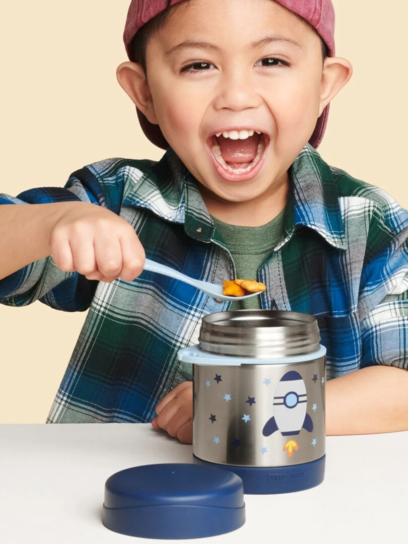 Boite thermos repas Rocket Bleu
