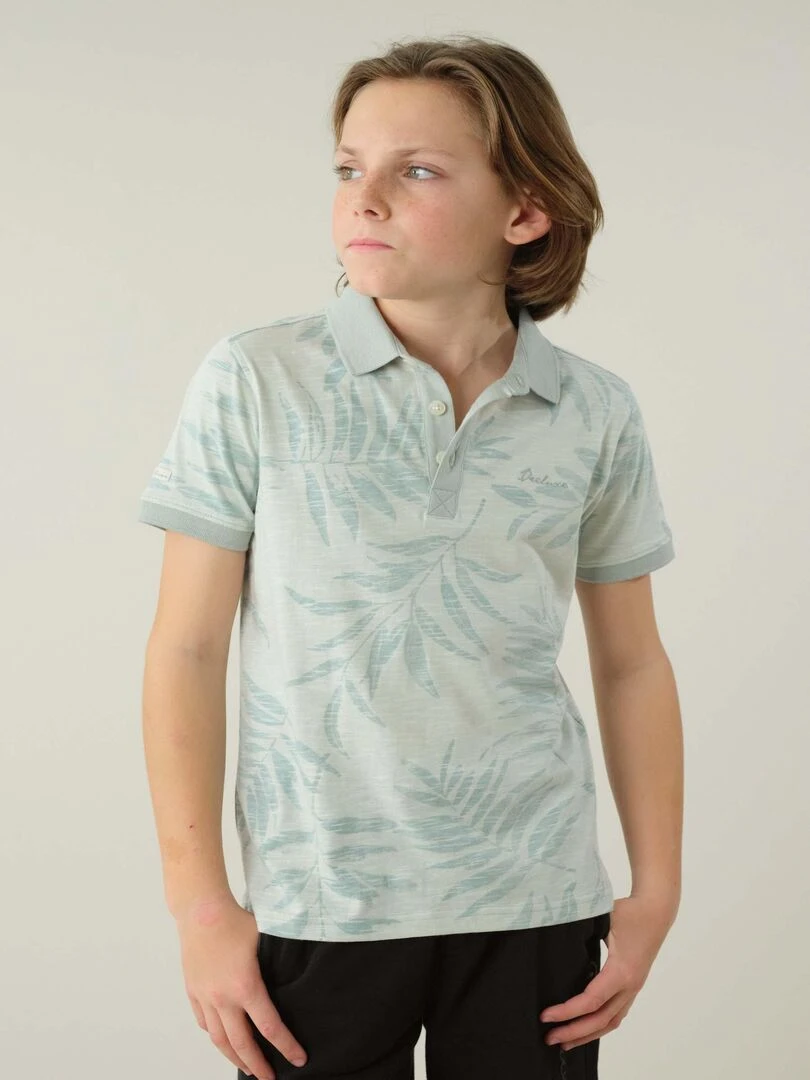 Polo pour homme avec broderie 'Deeluxe'   Vert tilleul