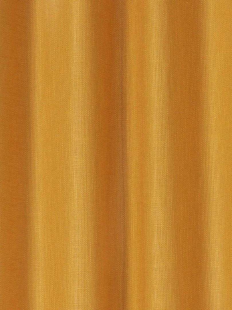 Rideau uni et naturel en poly/lin   Orange