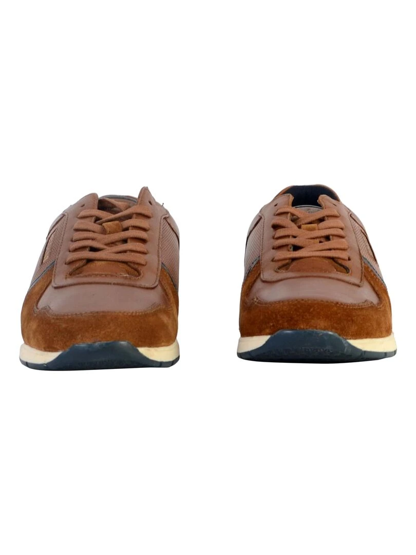 Basket Cuir Redskins Adore   Marron